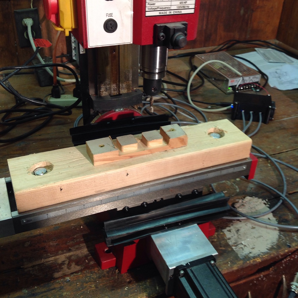 Mini Mill CNC Conversion - Test Cuts without Limit Switches