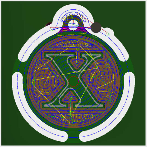 X Marks the Spot - DIY Key Chain