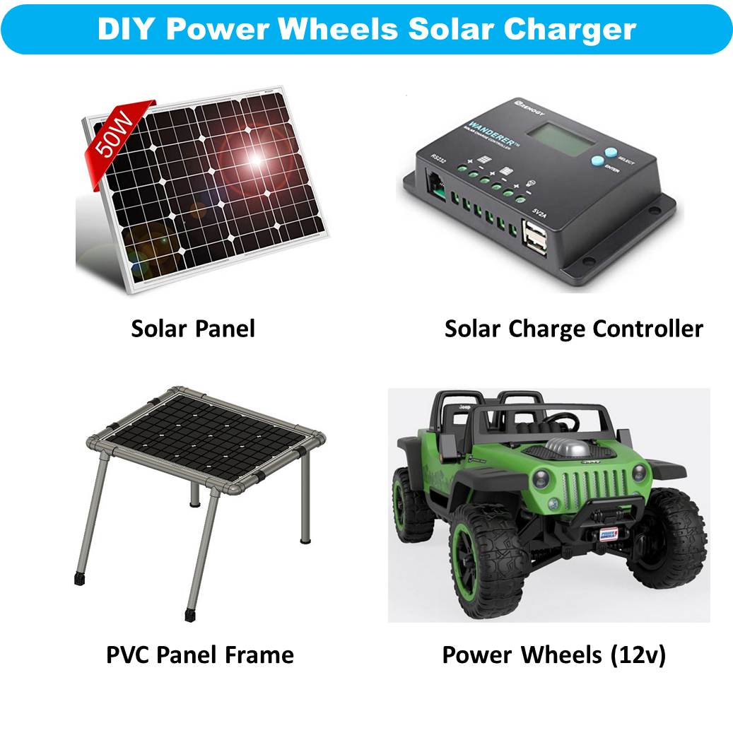 Power Wheels Solar Charger